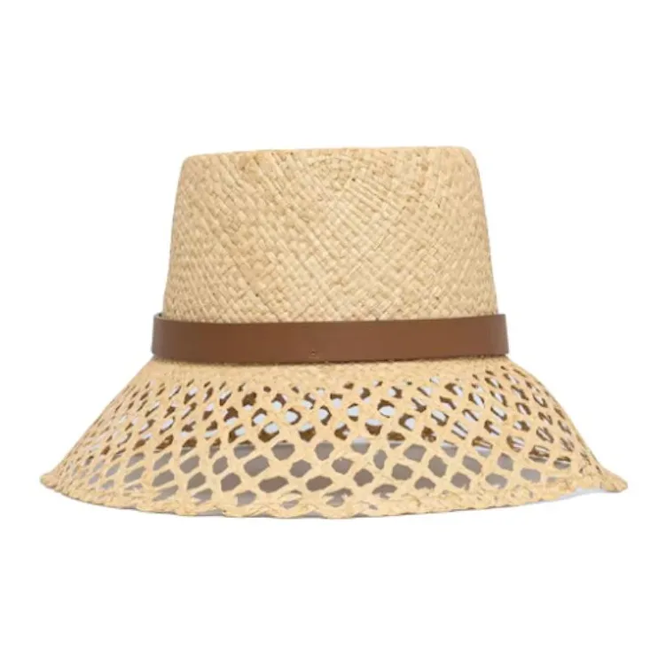 WEEKEND MaxMara Raffia Hats & Caps Women's Light Umber-0
