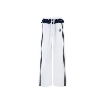 ABCMININ Casual Pants Women's Blue Stripes