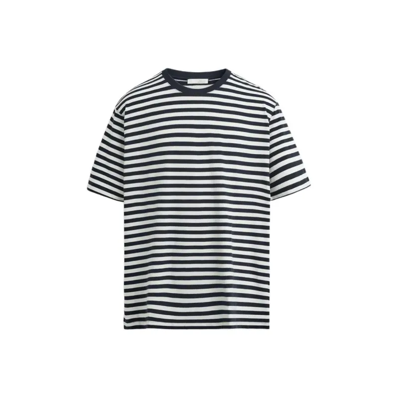 ZARA T Shirts Men Sea Blue-0
