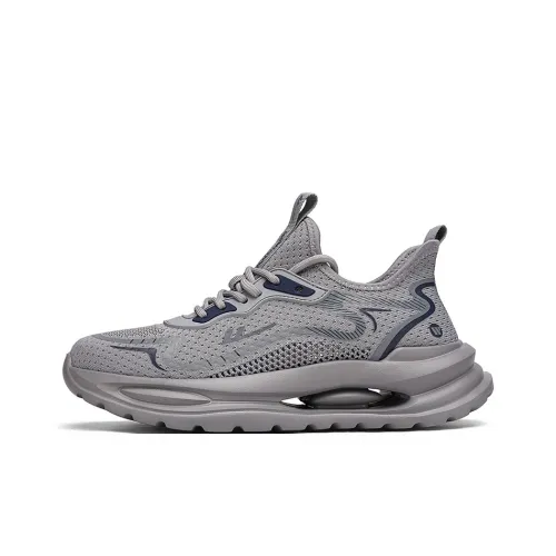 Warrior Abrasion Resistant Breathable Height Increasing Low Top Casual Running Shoes Men's