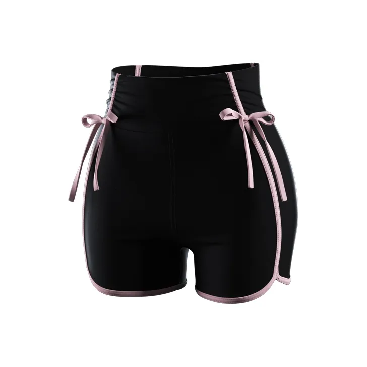 Monster Guardians Yoga Shorts Women's Black-0