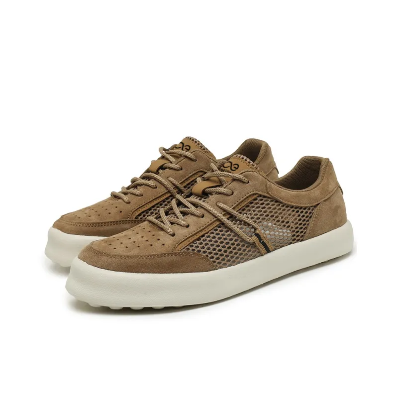 LINGPAO Abrasion Resistant Slip Resistant Low Top Skateboard Shoes Men's-6
