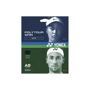 YONEX Tennis Racket Strings Unisex 1.25mm*12m Black