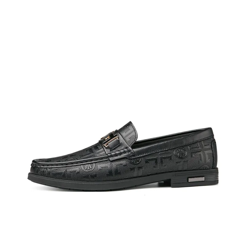 BAGE Men's Casual Shoes Unisex Black-4