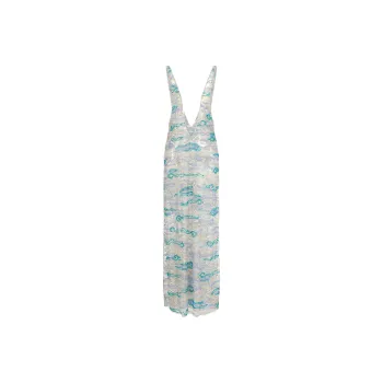 GIORGIO ARMANI Slip Dresses Women's Light Blue
