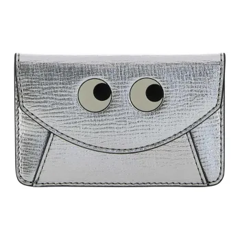 Anya Hindmarch Leather Card Holder Women's Silver
