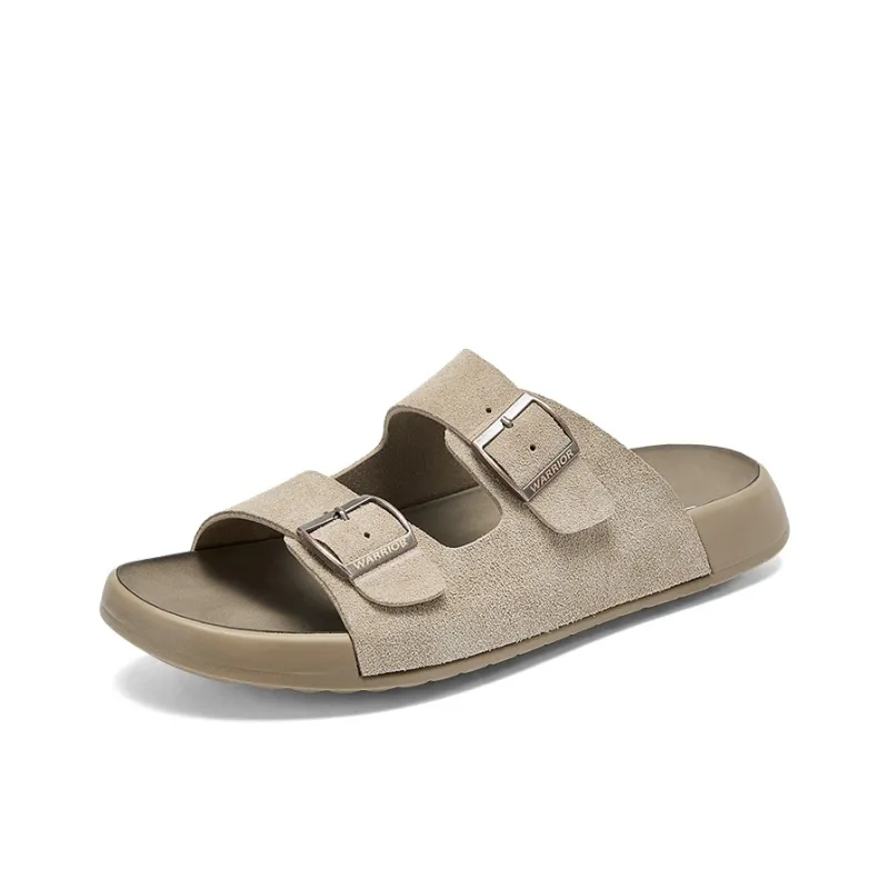 WARRIOR Slide Slippers Women's Khaki, Brown-1