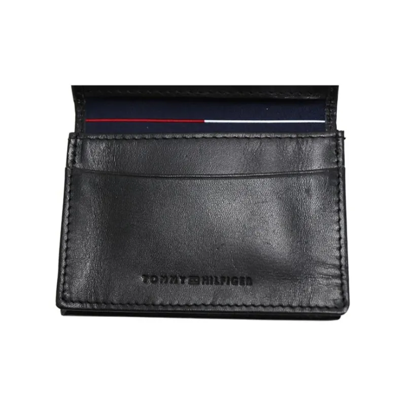 Tommy Hilfiger Leather Card Holder Men's Black-7