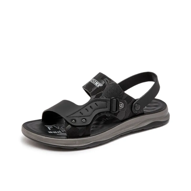 JOSINY Beach Sandals Men's Black-2