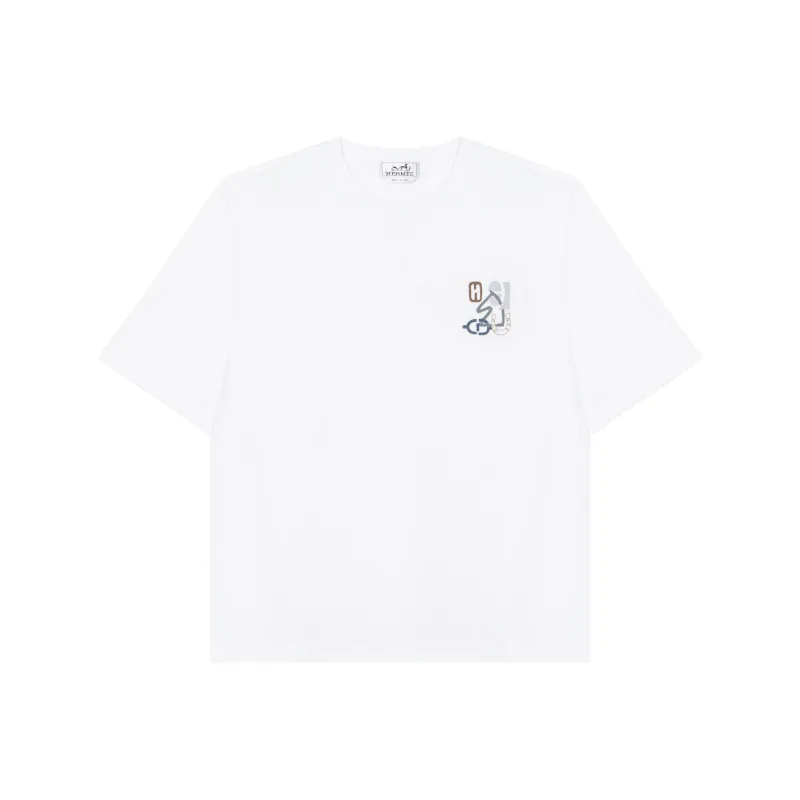 HERMES SS25 T-Shirt Men's White-0