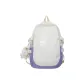 Purple + scarf rabbit pendant