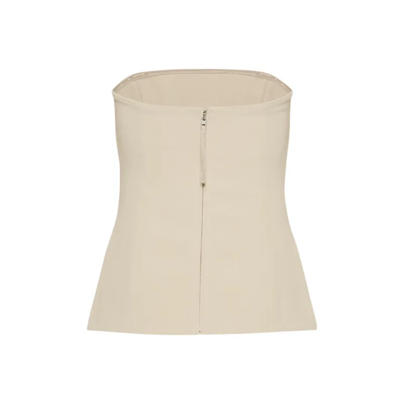 ARITZIA Strapless Tops Women's Marco Beige-1