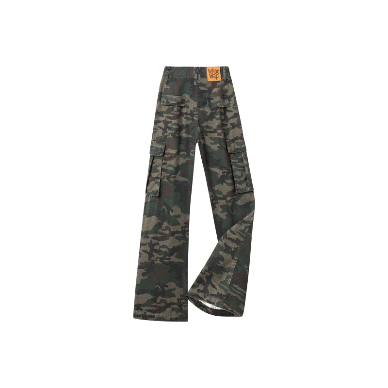 TBSM Casual Pants Unisex Army Green Camouflage-1