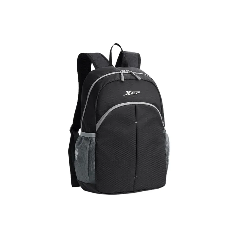 XTEP Polyester Backpack Regular Kids' Black-0