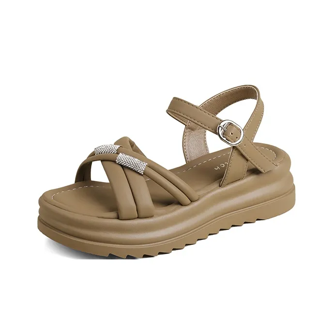 WUJI One Strap Sandals 5CM Women's-8