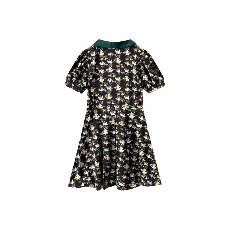 DOKZB Short Sleeved Dress Women's-1