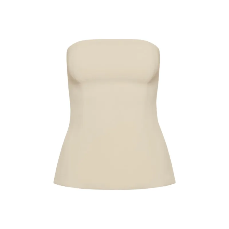 ARITZIA Strapless Tops Women's Marco Beige-0