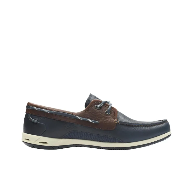 Clarks Orson Harbour Boat Shoes Men's Blue-1