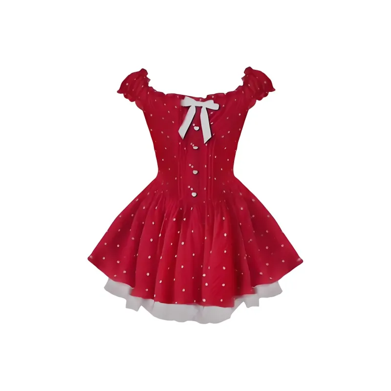 AINUOERMY Short Sleeved Dress Women's-0