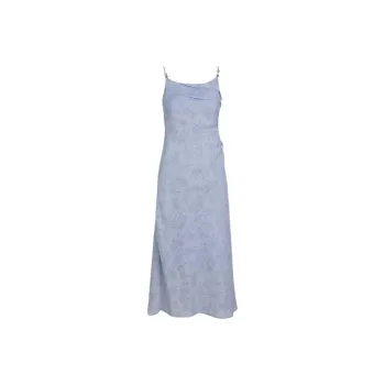 HDFULERN Slip Dresses Women's Blue