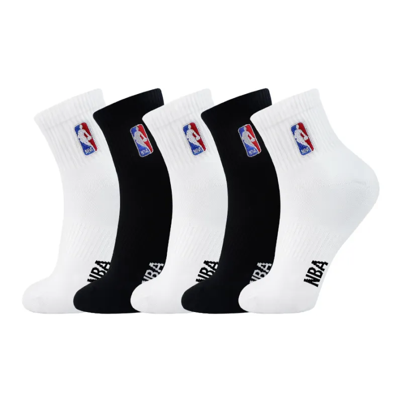NBA Basketball Socks Unisex 5 Pack-13