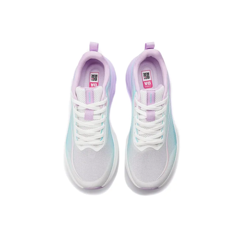 XIDELONG Cushioning, Slip Resistant, And Abrasion Resistant Low Top Casual Running Shoes Women's Blue Purple-2