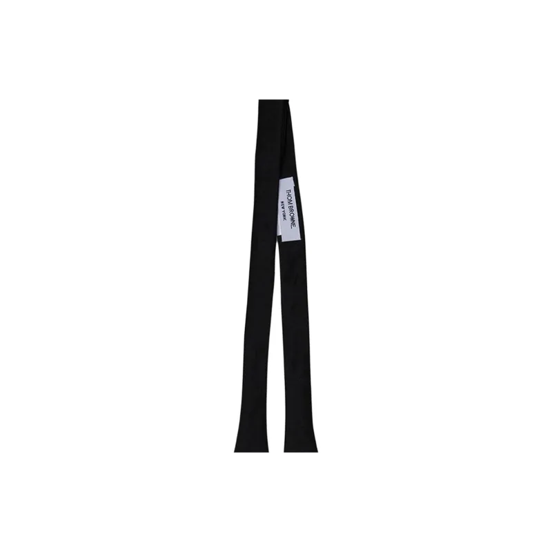 THOM BROWNE· Mulberry Silk Bow Tie Unisex Black-2