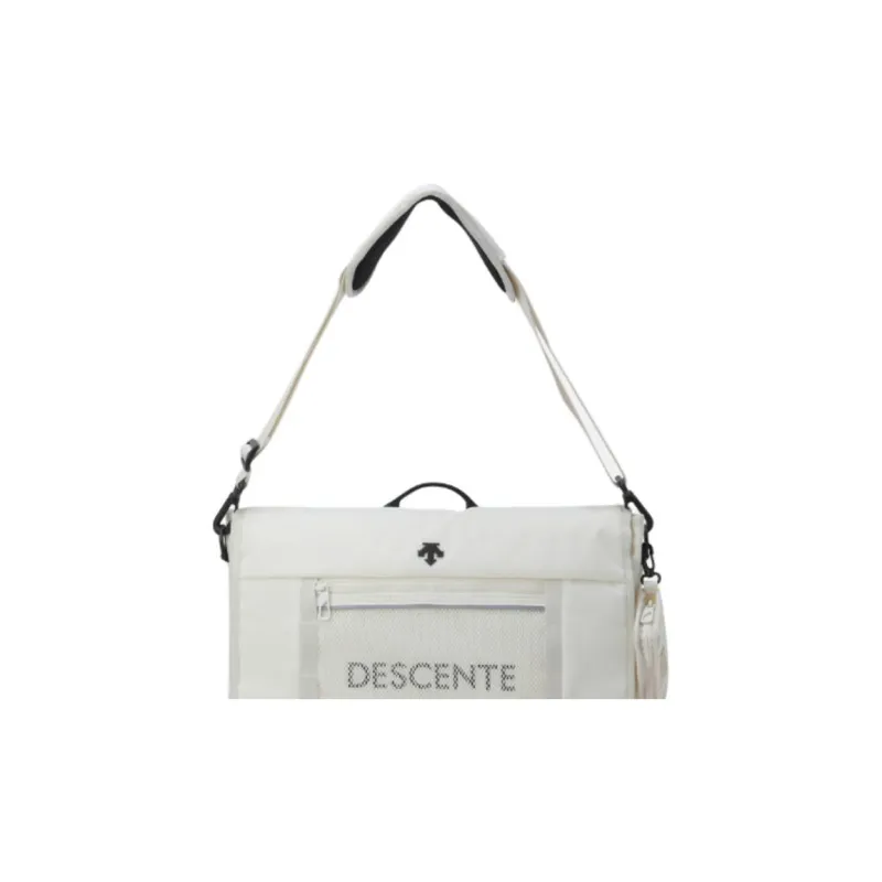 DESCENTE L Messenger Bag, Shoulder Bag, Crossbody Bag, Handbag Polyester Ivory Unisex-5