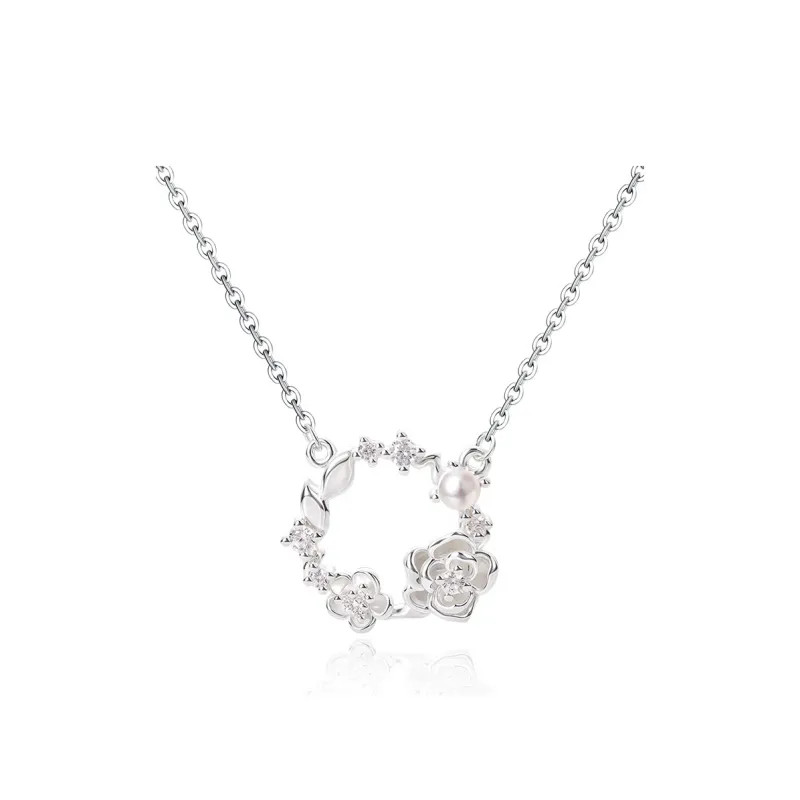 YINCHIE S999 Fine Silver Necklaces Women's-15