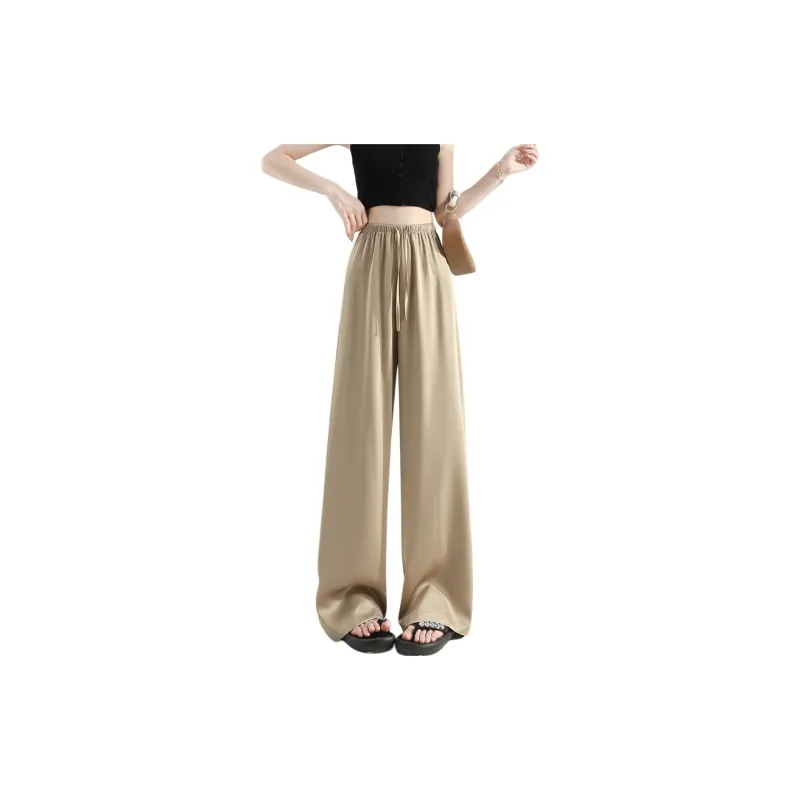 Tonlion Casual Pants Women's Khaki-0