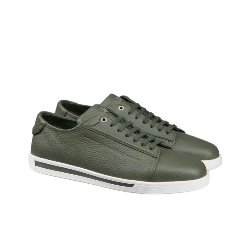 STEFANO RICCI Low Top Skateboard Shoes Men's Green-2