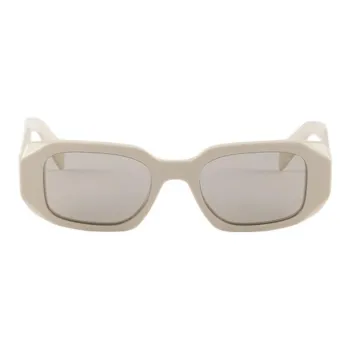 PRADA Irregular Shape Sunglasses Women's Gray