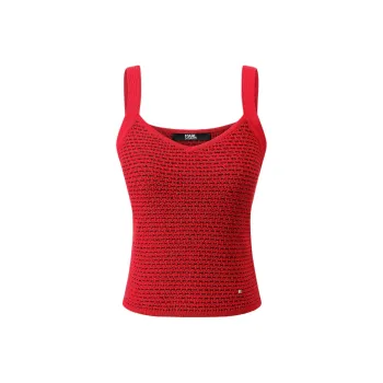 KARL LAGERFELD SS24 Camisole Women's Red