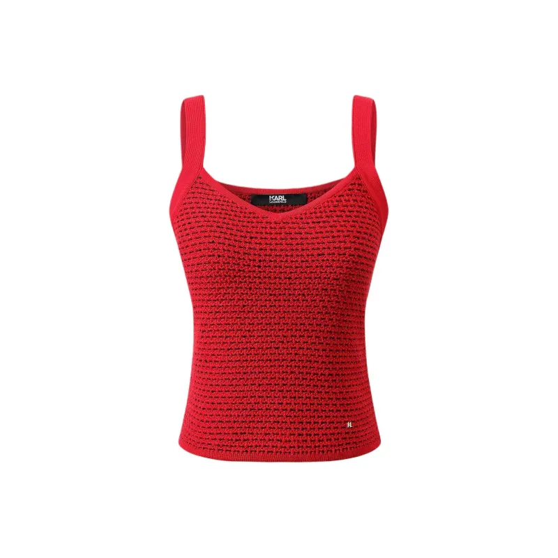 KARL LAGERFELD SS24 Camisole Women's Red-0
