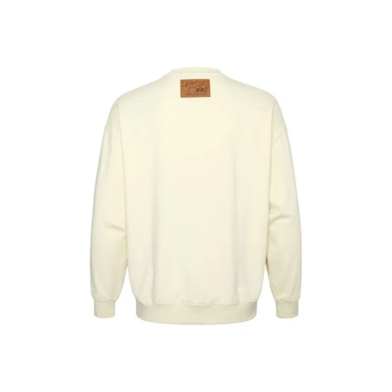 FAKE VINTAGE Sweatshirts Unisex White-1