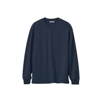 UNIQLO T Shirts Unisex Dark Blue