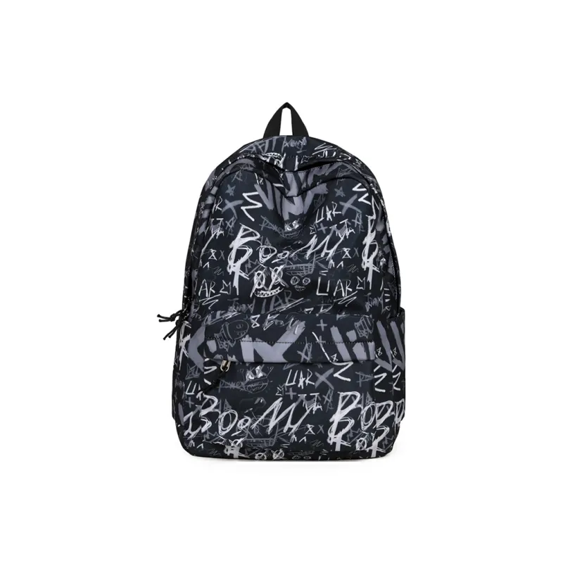 Vack Oxford Backpack Unisex Black/Purple/Blue-0
