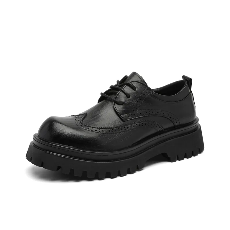 Chi Wolf Men's Casual Shoes Men Low Top Black/Brown-1