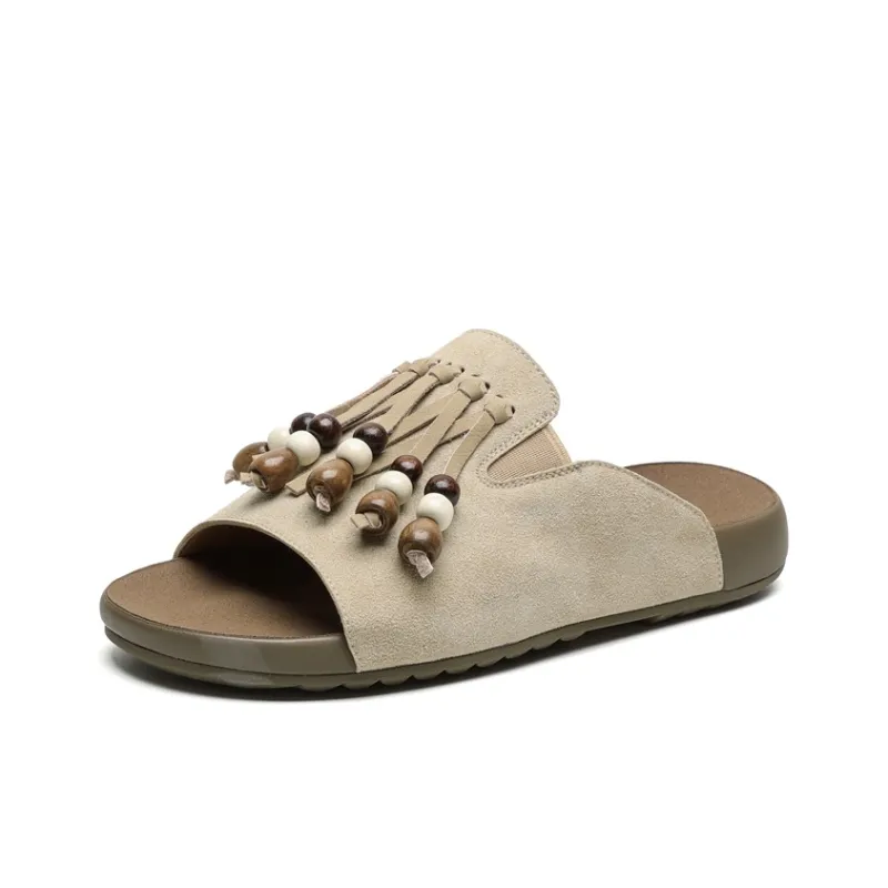 DAPHNE Rubber Sole Slip Resistant Slide Slippers Women's-0