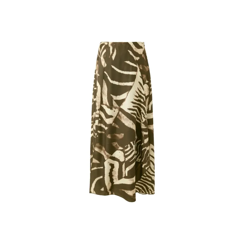 3COLOUR Casual Long Skirt Women's-1