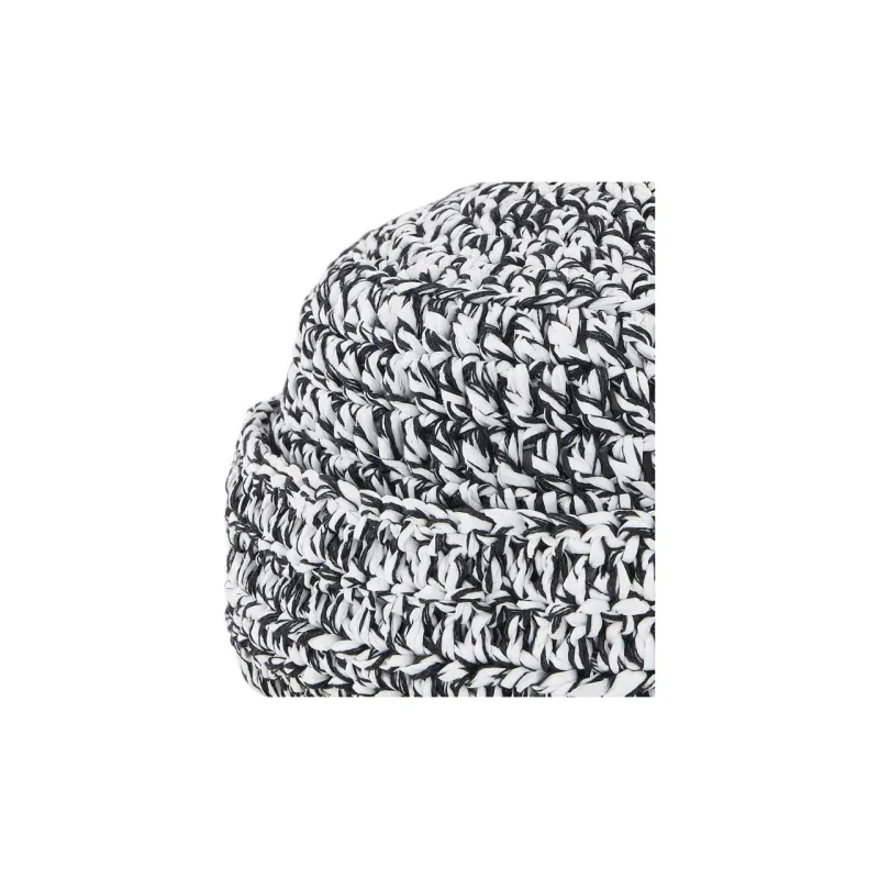 EMPORIO ARMANI Woven Viscose Linen And Cotton Beanie-2