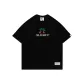 Black Mandala Embroidery Short-Sleeved
