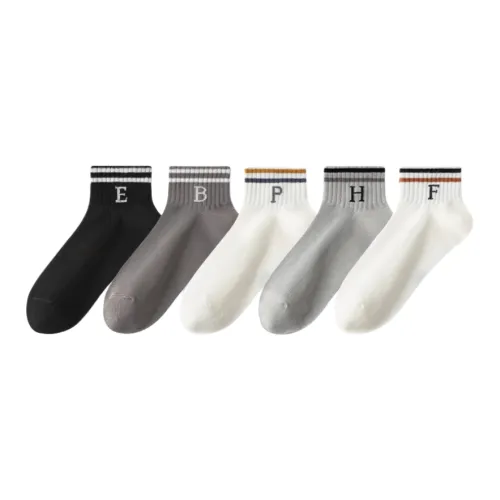 Lan Miao Mid Calf Socks Men's 5 Pack