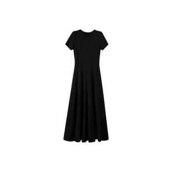 Late White Short Sleeved Dress Women's