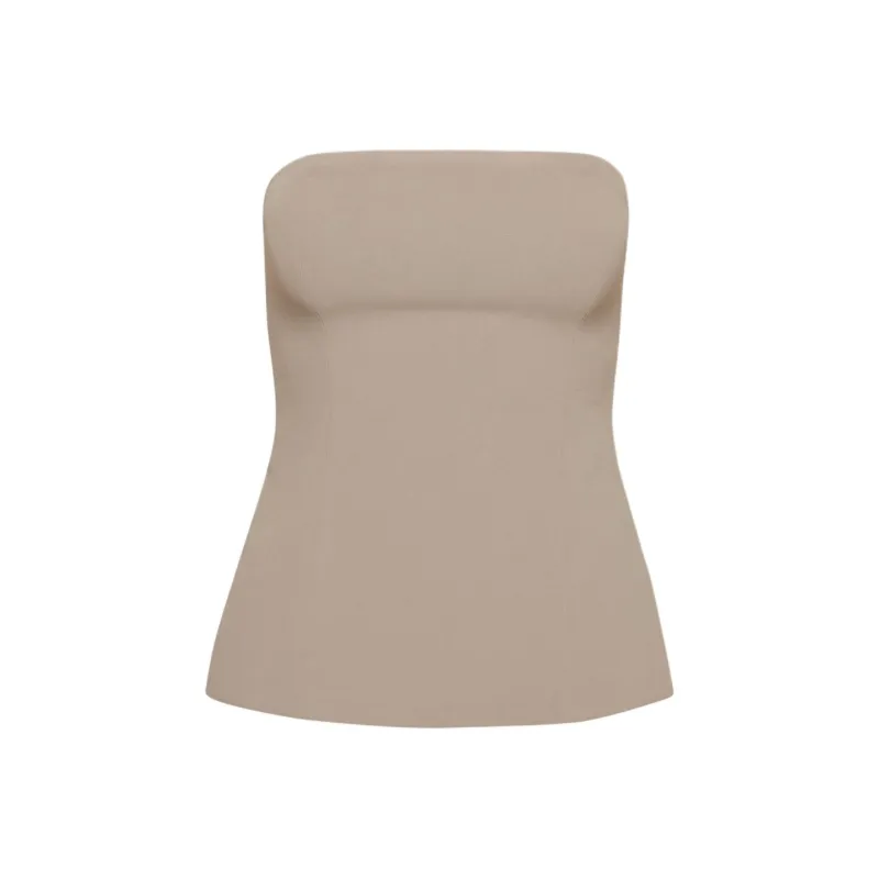 ARITZIA Strapless Tops Women's Turner Taupe-0