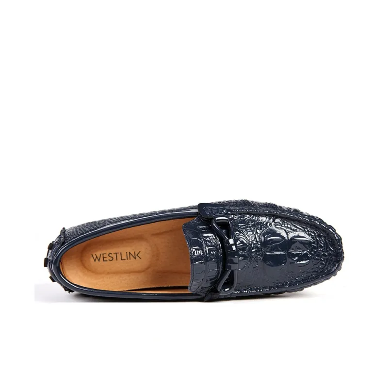 WESTLINK Gommino Loafers Men Black-14