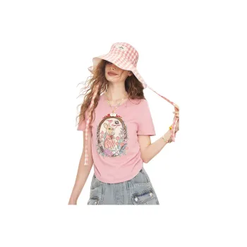 ELF SACK Knitwear Women's Pink Girlish Heart