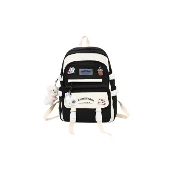 Wolfhorse Nylon Backpack Regular Unisex Black/Purple/Pink/Blue
