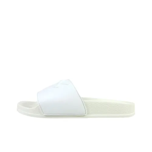 PINKO Abrasion Resistant Slide Slippers Women's White