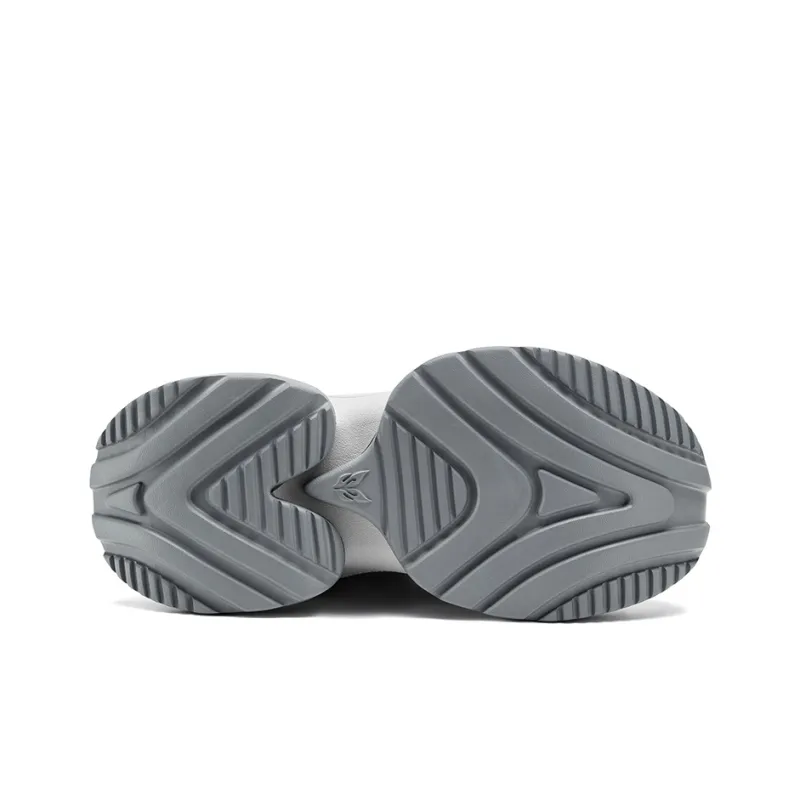 OGR Cushioning, Abrasion Resistant, Impact Resistant, Height Increasing Low Top Chunky Sneakers Unisex Gray Silver-6
